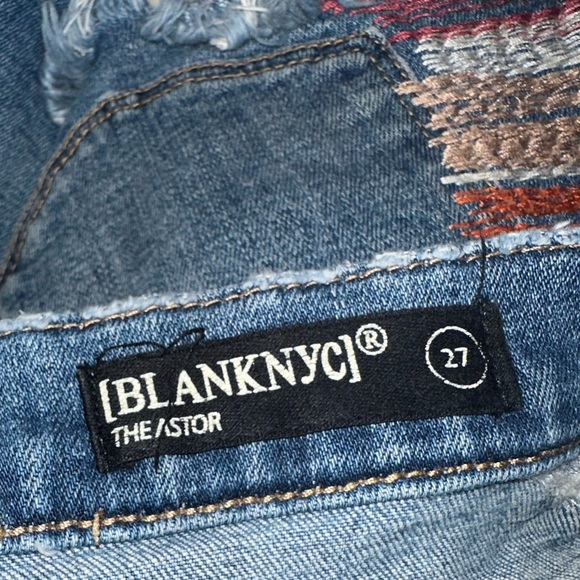 BlankNYC Embroidered Astor Jean Shorts!! LIKE NEW CONDITION!!! - Picture 9 of 15